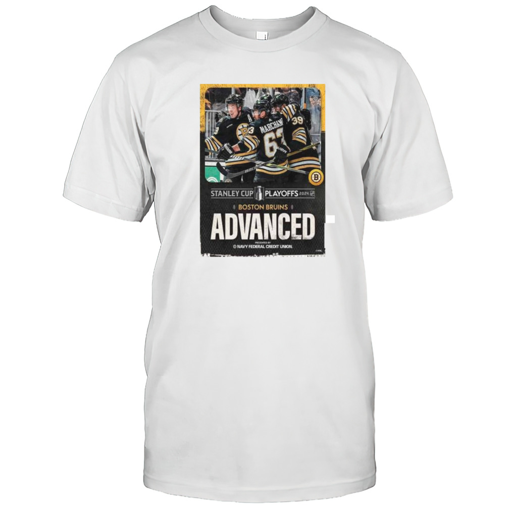 Boston Bruins Take Game 7 And Are Off To The Second Round Of The 2024 Stanley Cup Playoffs T-Shirt