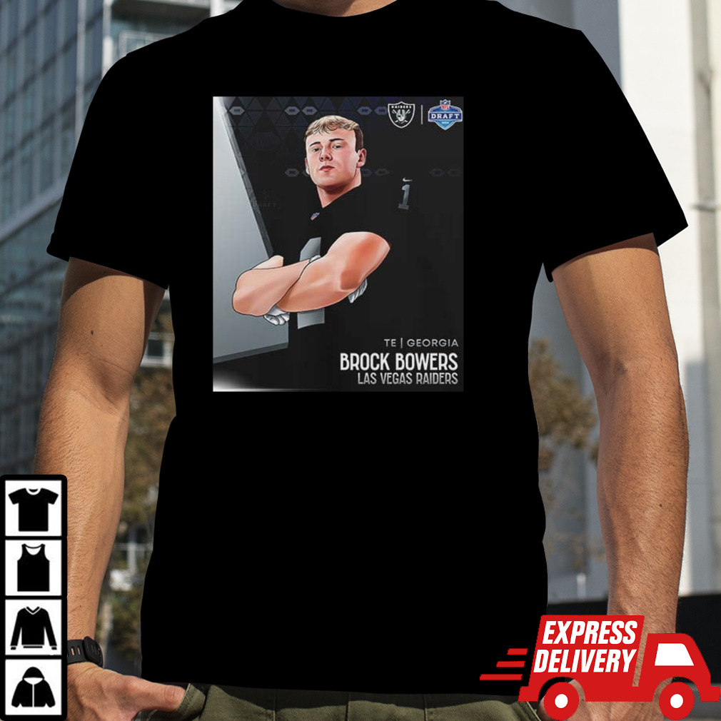 NFL Draft 2024 Te Georgia Brock Bowers Las Vegas Raiders shirt