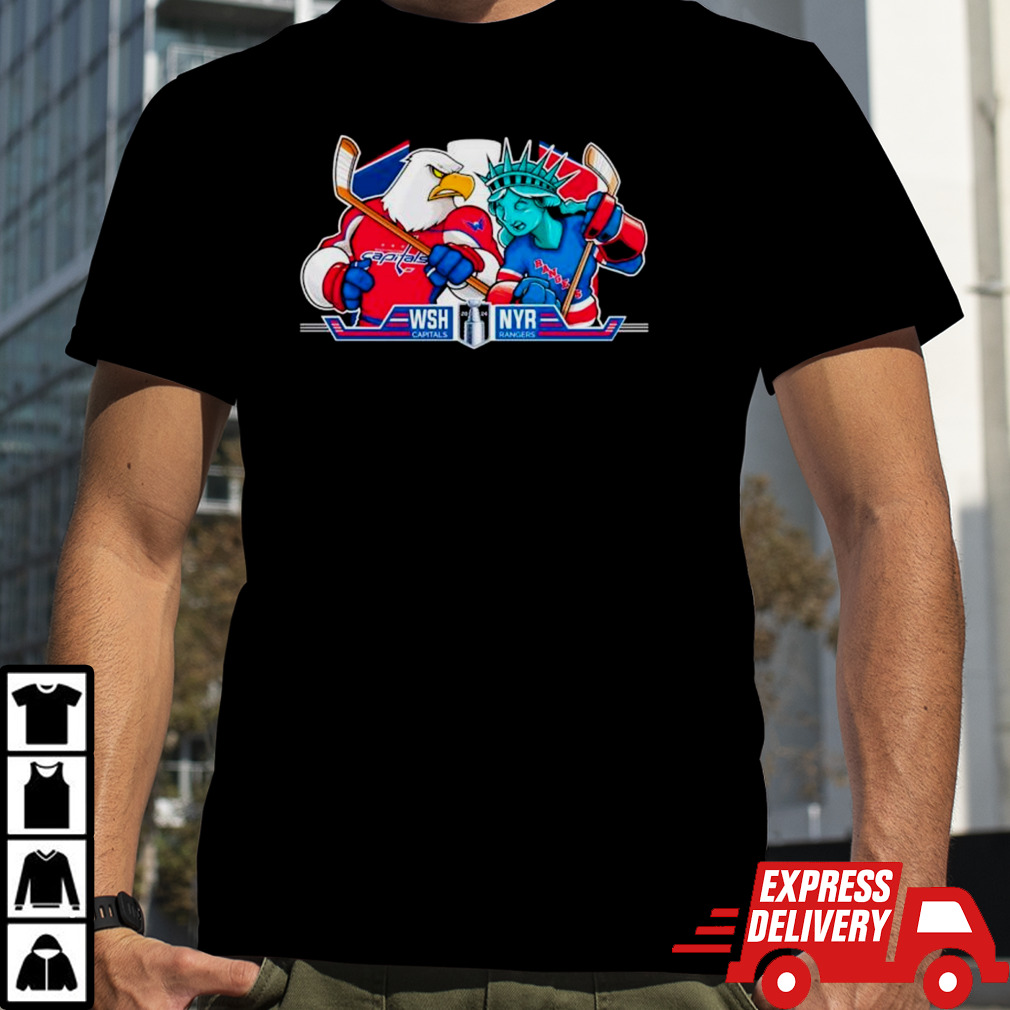 New York Rangers Vs Washington Capitals Hockey mascots shirt