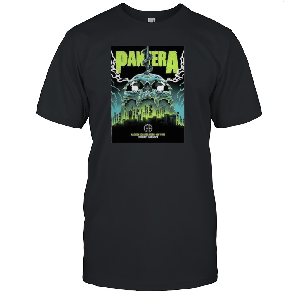 Pantera At Madison Square Garden New York February 22nd 2024 T-shirt