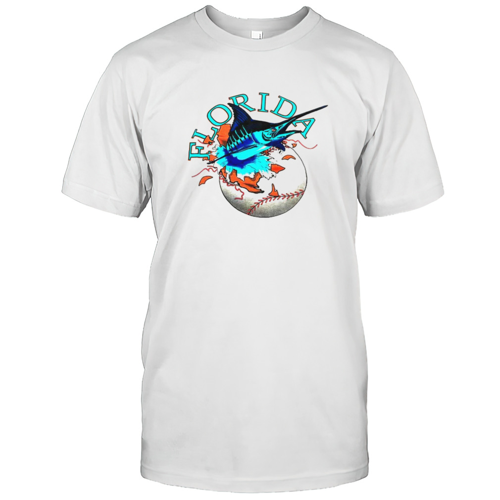 Vintage Florida Marlins logo shirt