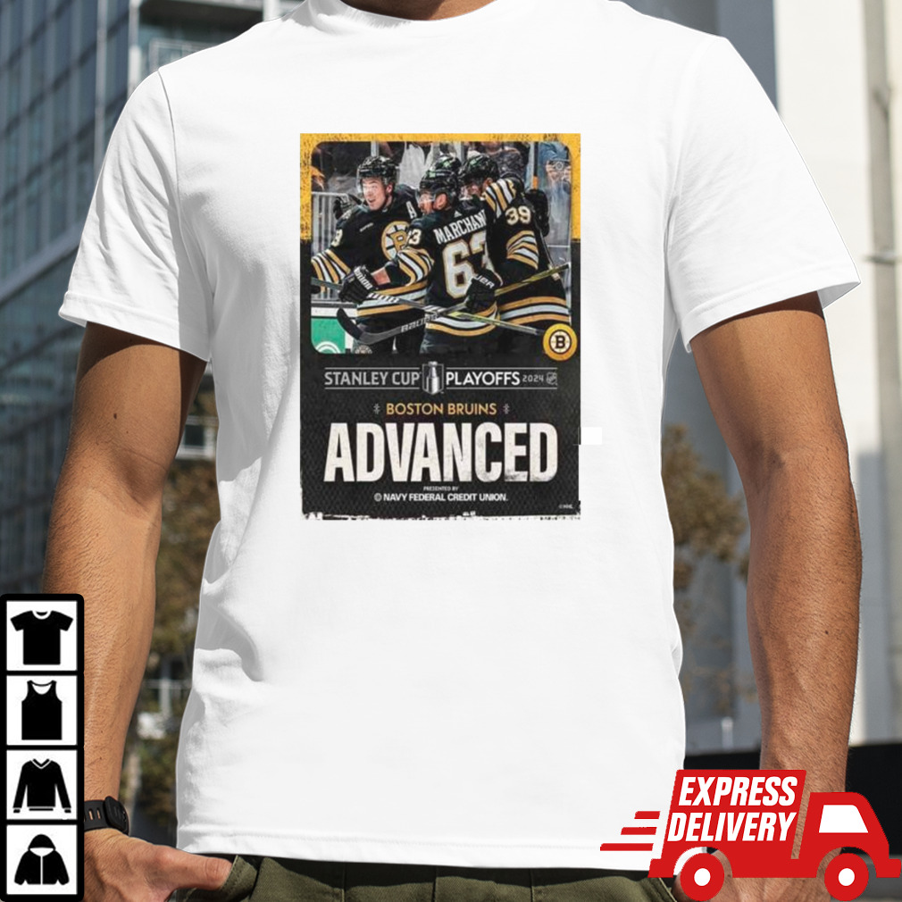 Boston Bruins Take Game 7 And Are Off To The Second Round Of The 2024 Stanley Cup Playoffs T-Shirt