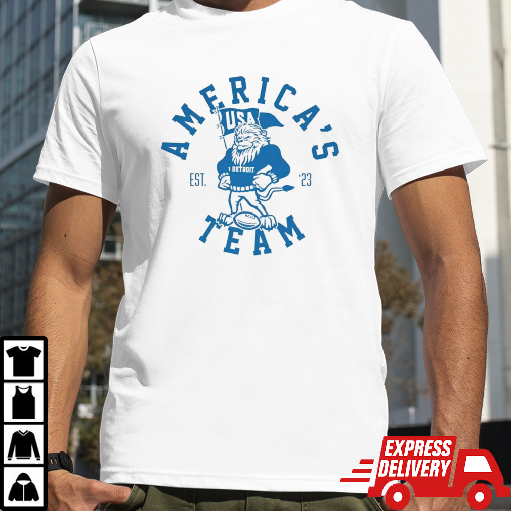 Detroit America’s Team est 23 Shirt