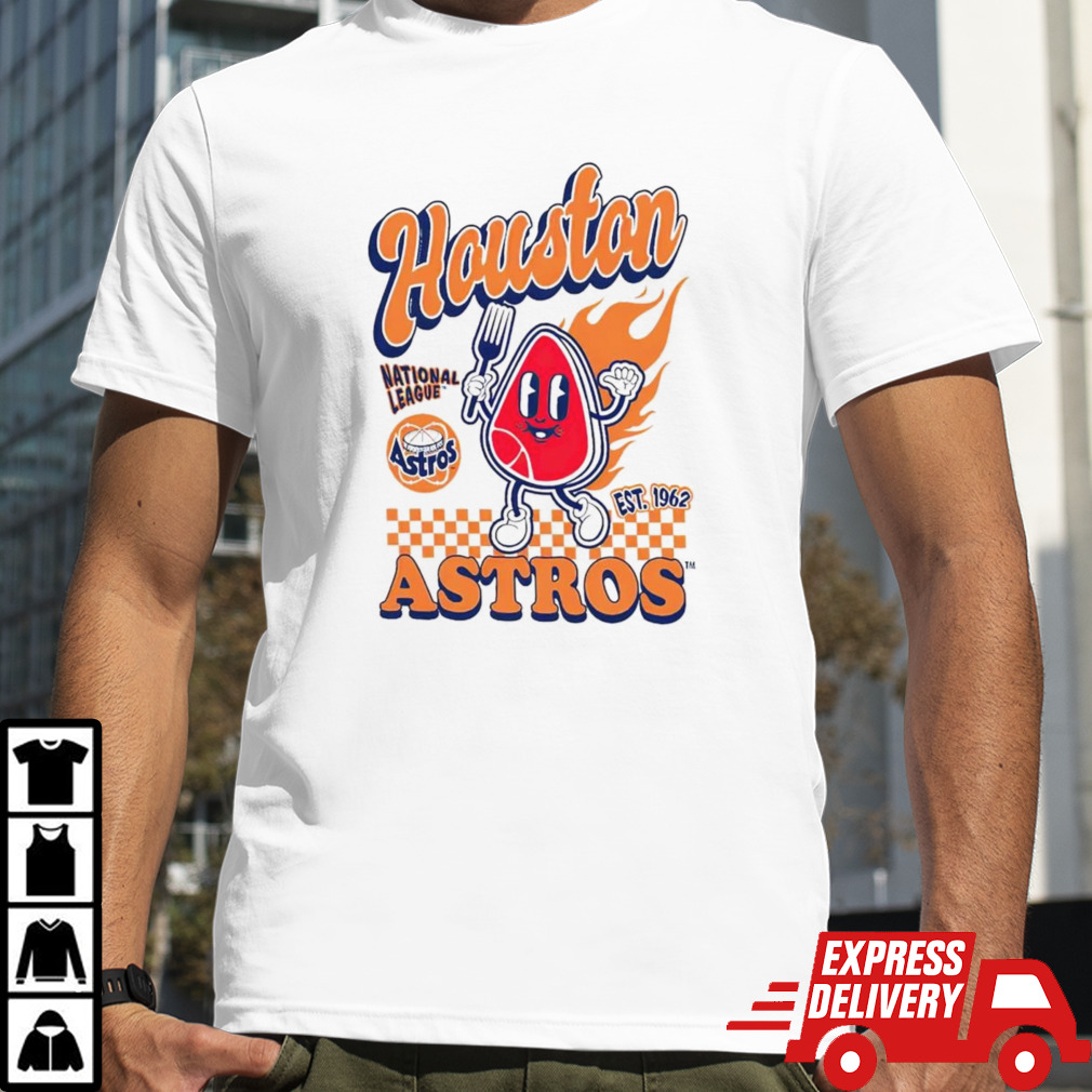 Houston Astros Cooperstown Collection Food Concessions shirt