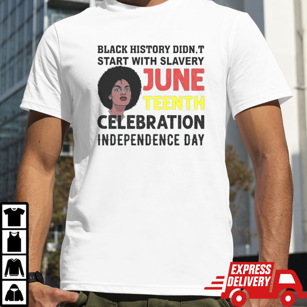 Juneteenth Celebration Independence Day Graphic shirt