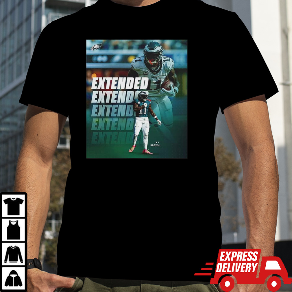 Philadelphia Eagles NFL Agreed To Terms With AJ BROWN To A 3-year Extension Through 2029 shirt