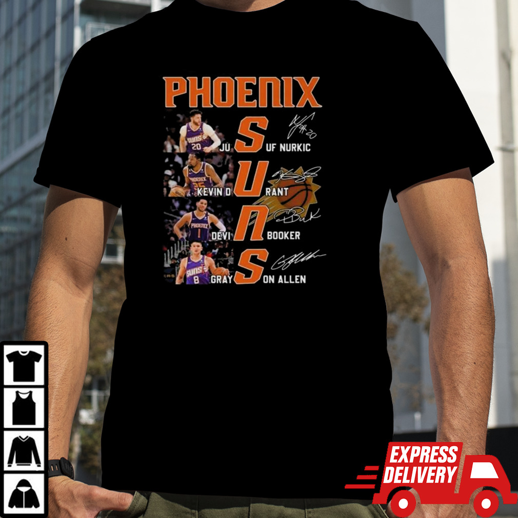 Phoenix Suns Basketball The All-Star Squad Signatures Shirt