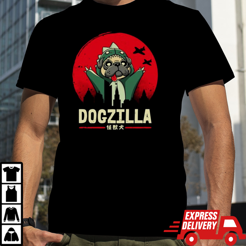 Pug Dog Dogzilla Shirt