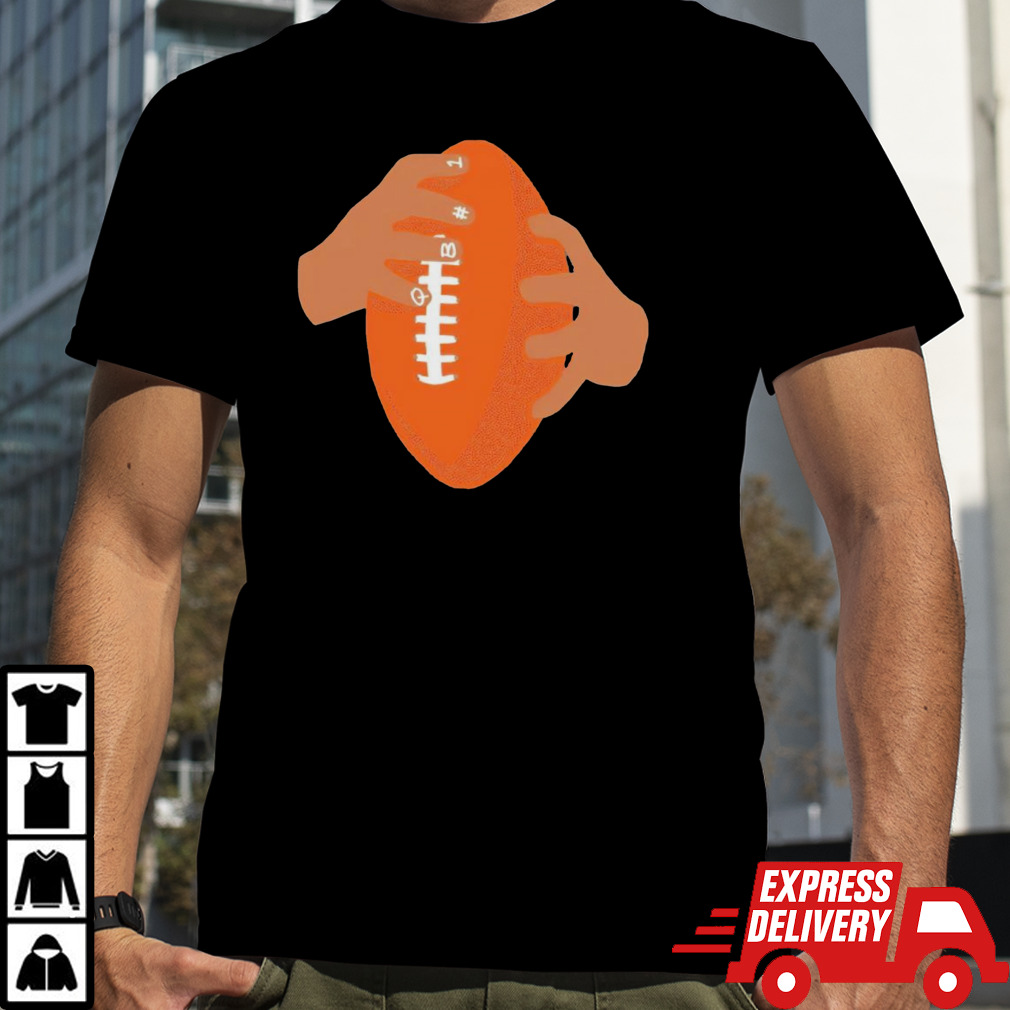 QB #1 football shirt