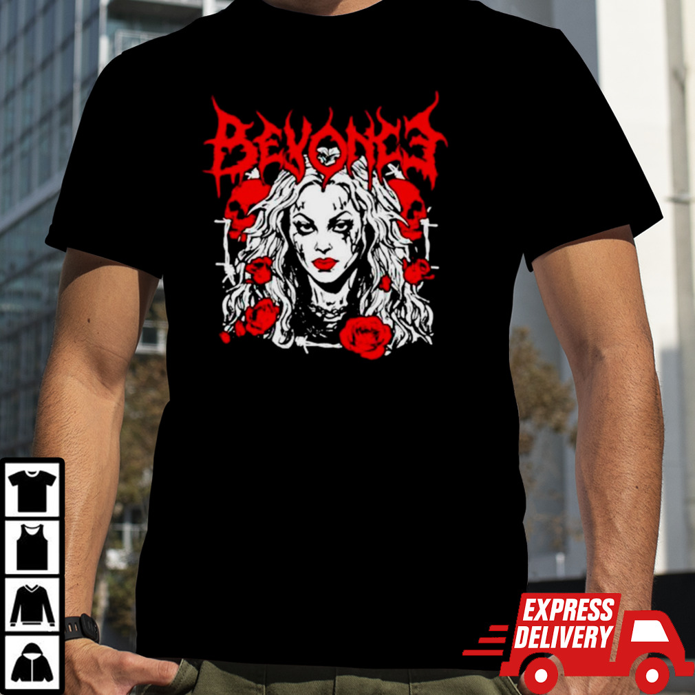 Queen B rose Metal shirt