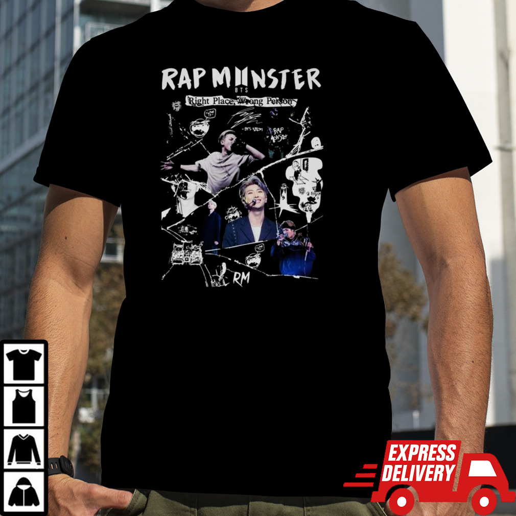 Rap Monster BTS Right Place Wrong Person Shirt