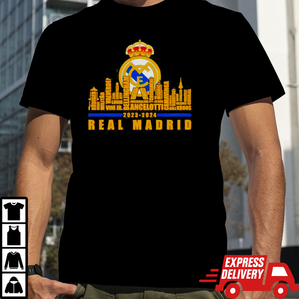 Real madrid Football fan 2024 city horizon Shirt