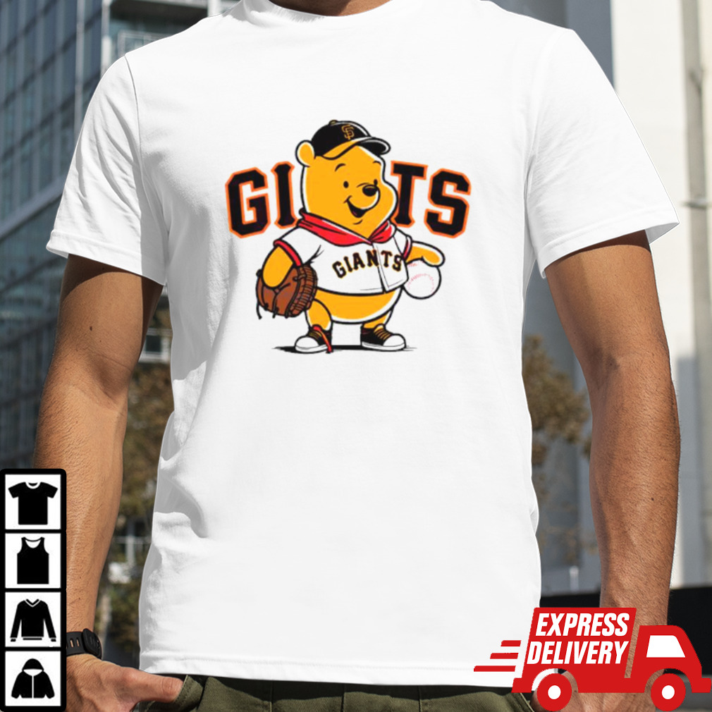 Winnie The Pooh San Francisco Giants Baseball shirt