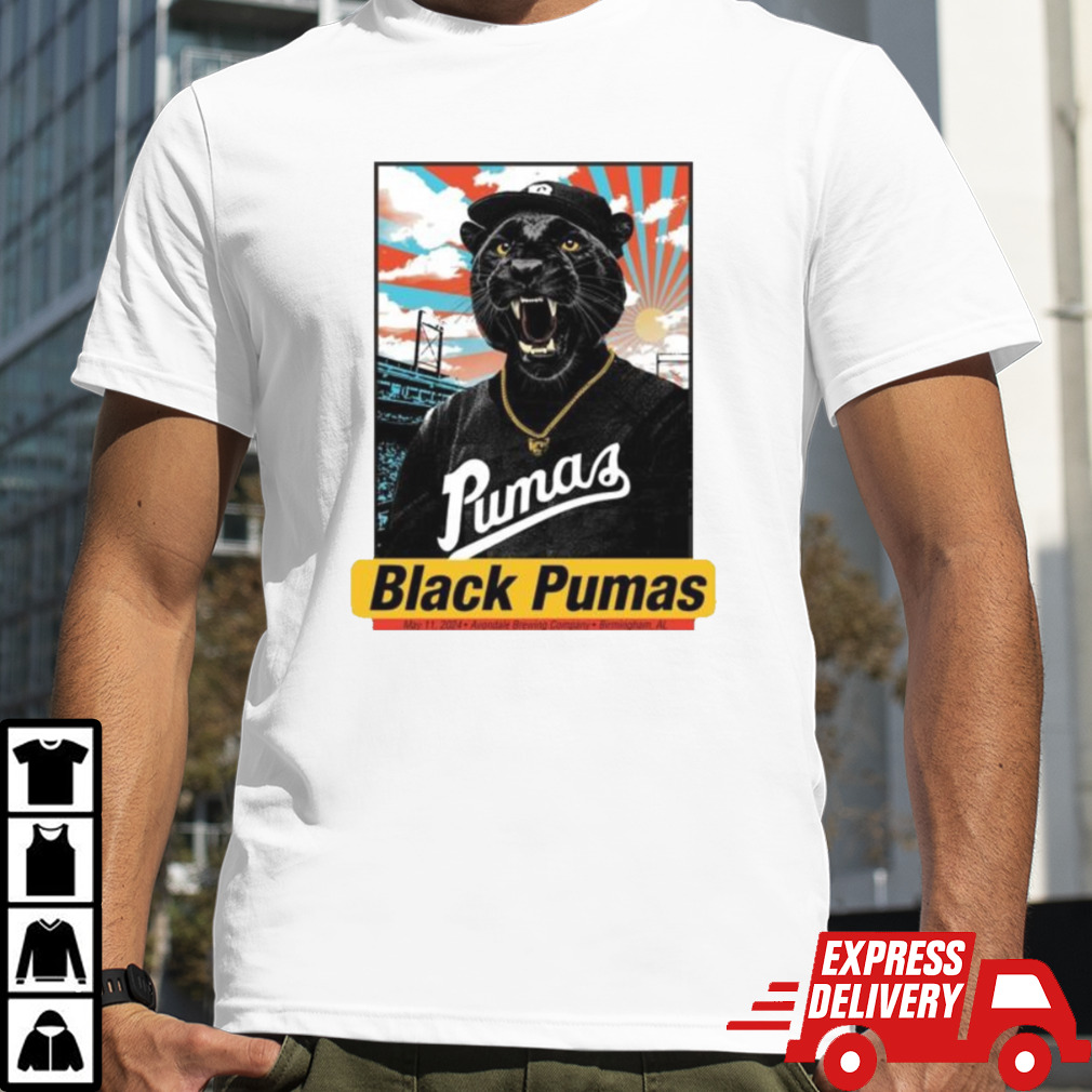 Black Pumas Tour In Birmingham AL On May 11 2024 Shirt