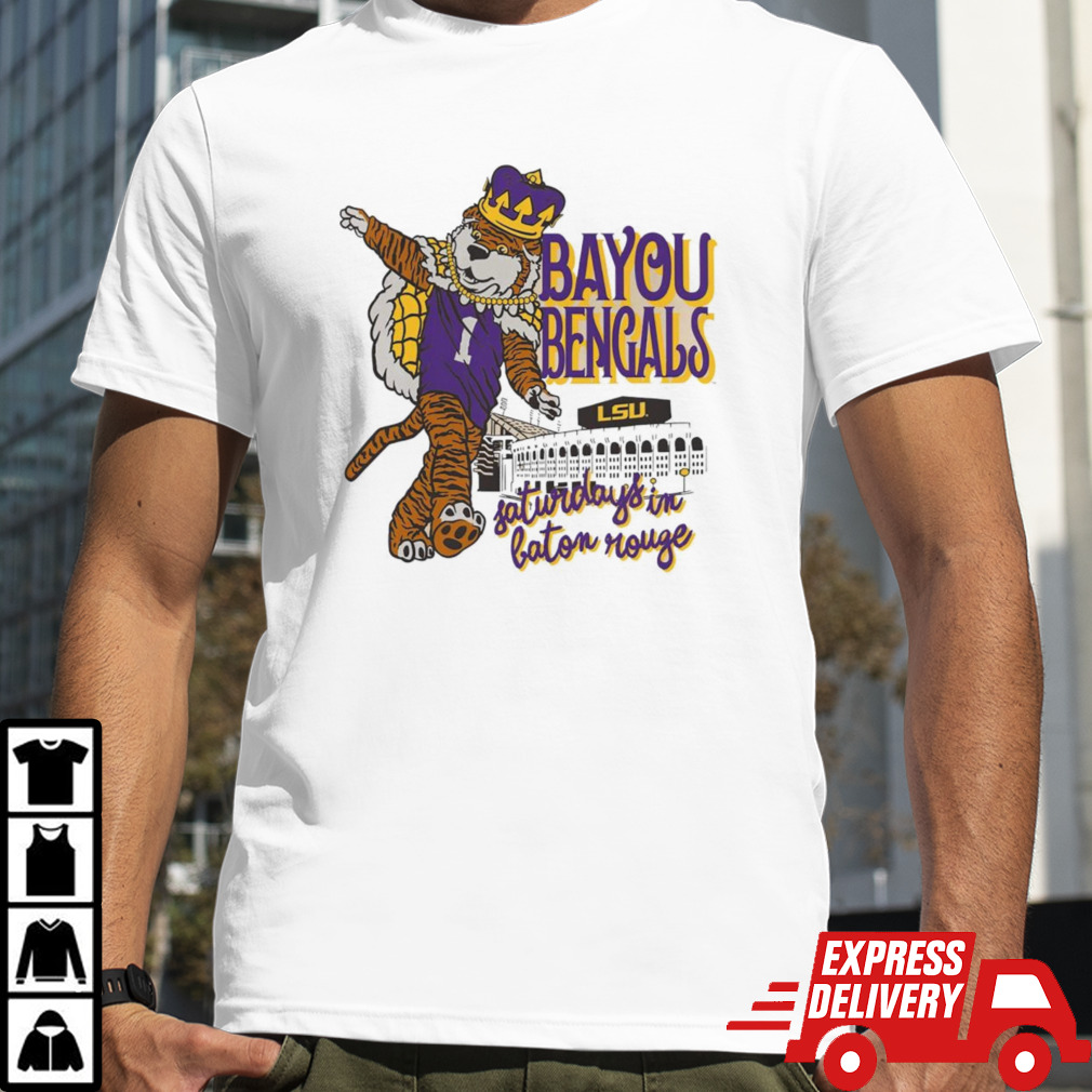 LSU Tigers Bayou Bengals saturday in baton rouge shirt