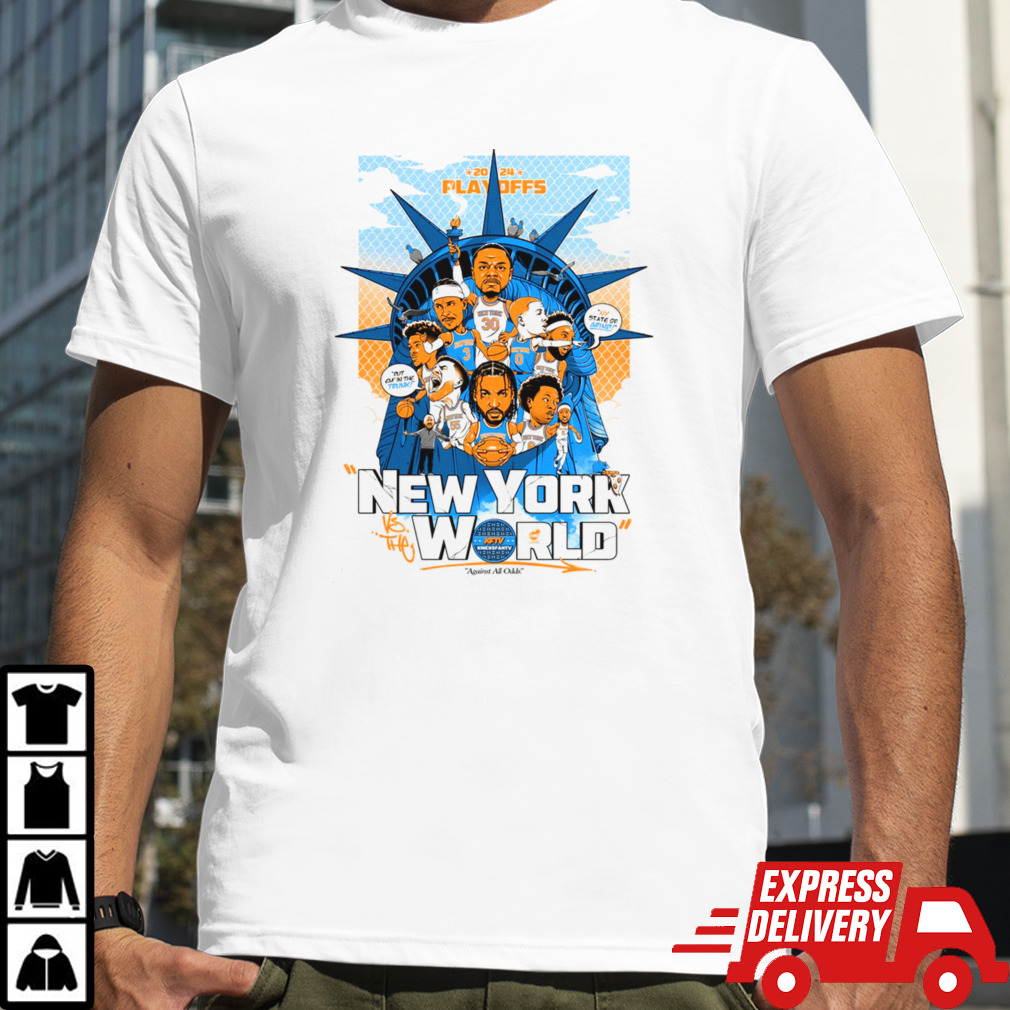 New York World Knicks KFTV x CBM 2024 Playoffs shirt