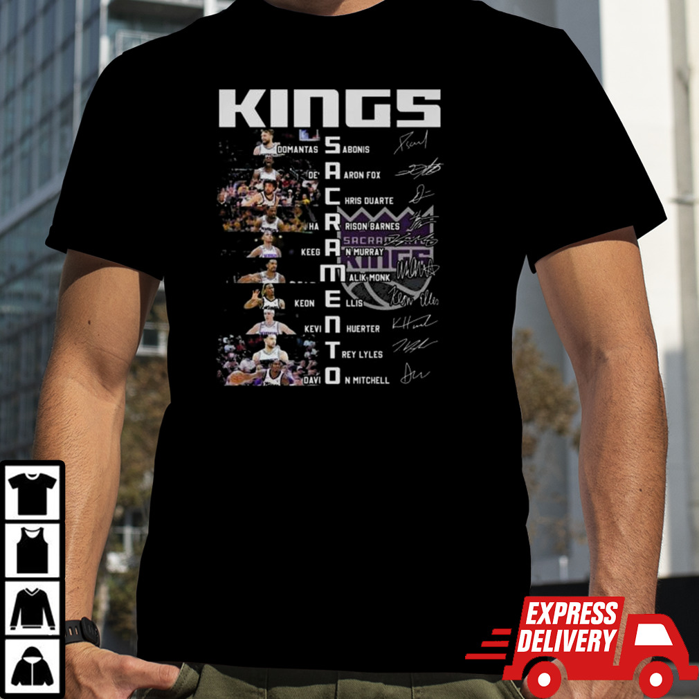 Sacramento Kings Basketball The All-Star Squad Signatures Shirt