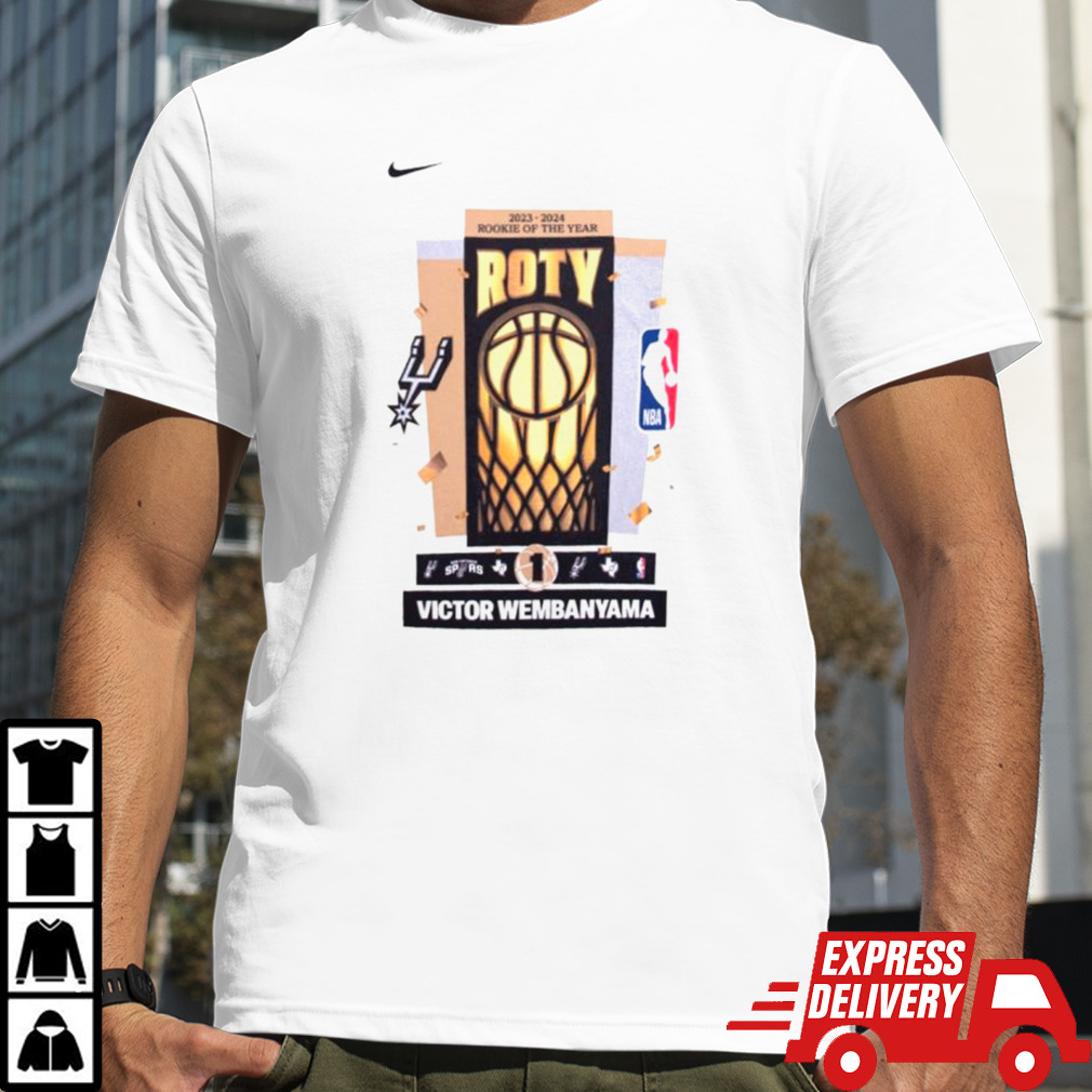 San Antonio Spurs 2024 Rookie of the Year Victor Wembanyama shirt