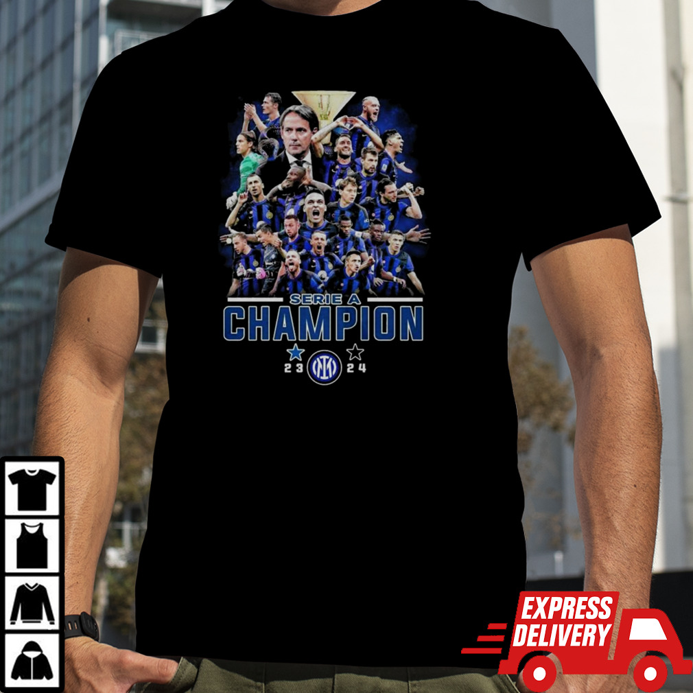 Serie A Champion 2023-2024 Inter Milan T-shirt