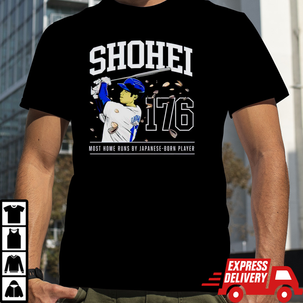 Shohei 176 most home runs by Japanese-born player shirt