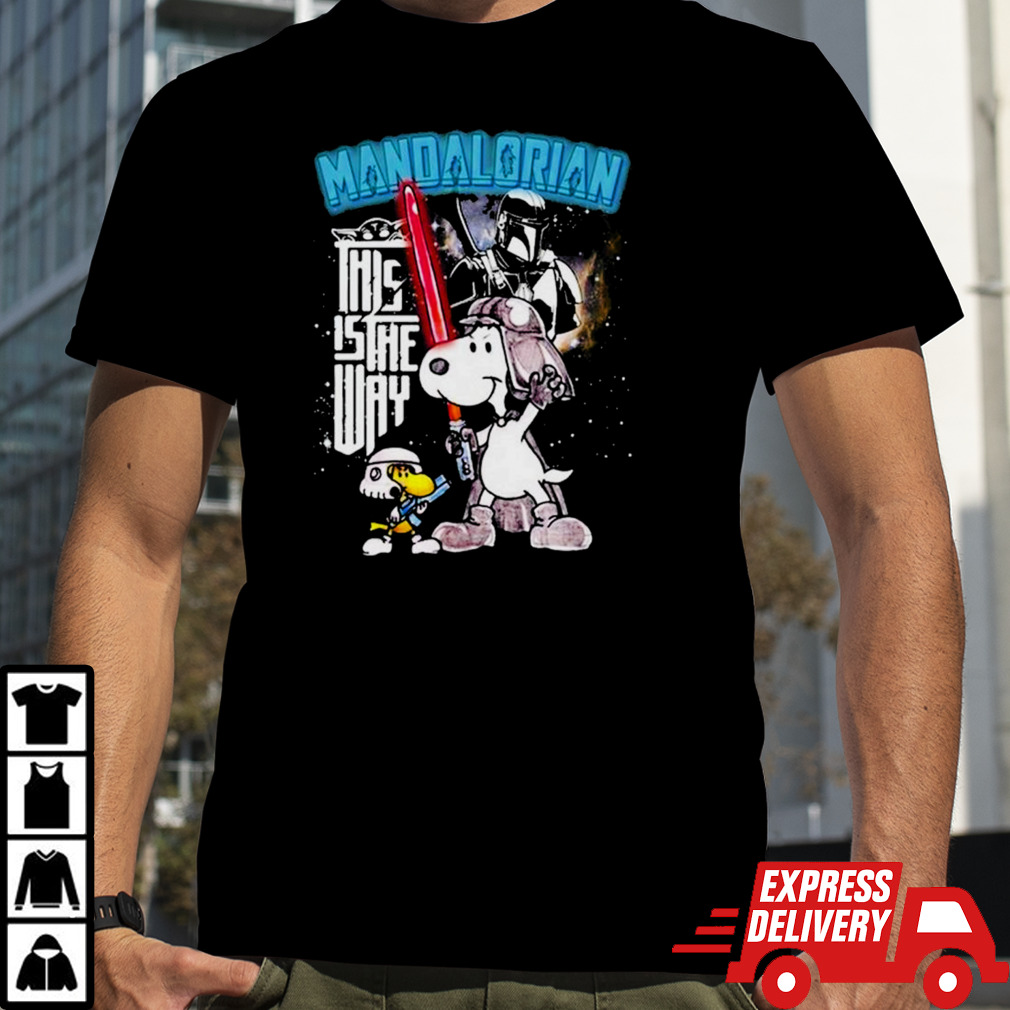 Snoopy Peanuts Mandalorian This Is The Way Star Wars T Shirt