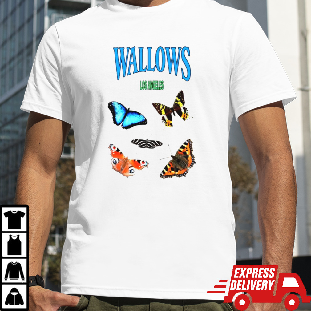 Wallows Los Angeles butterfly shirt