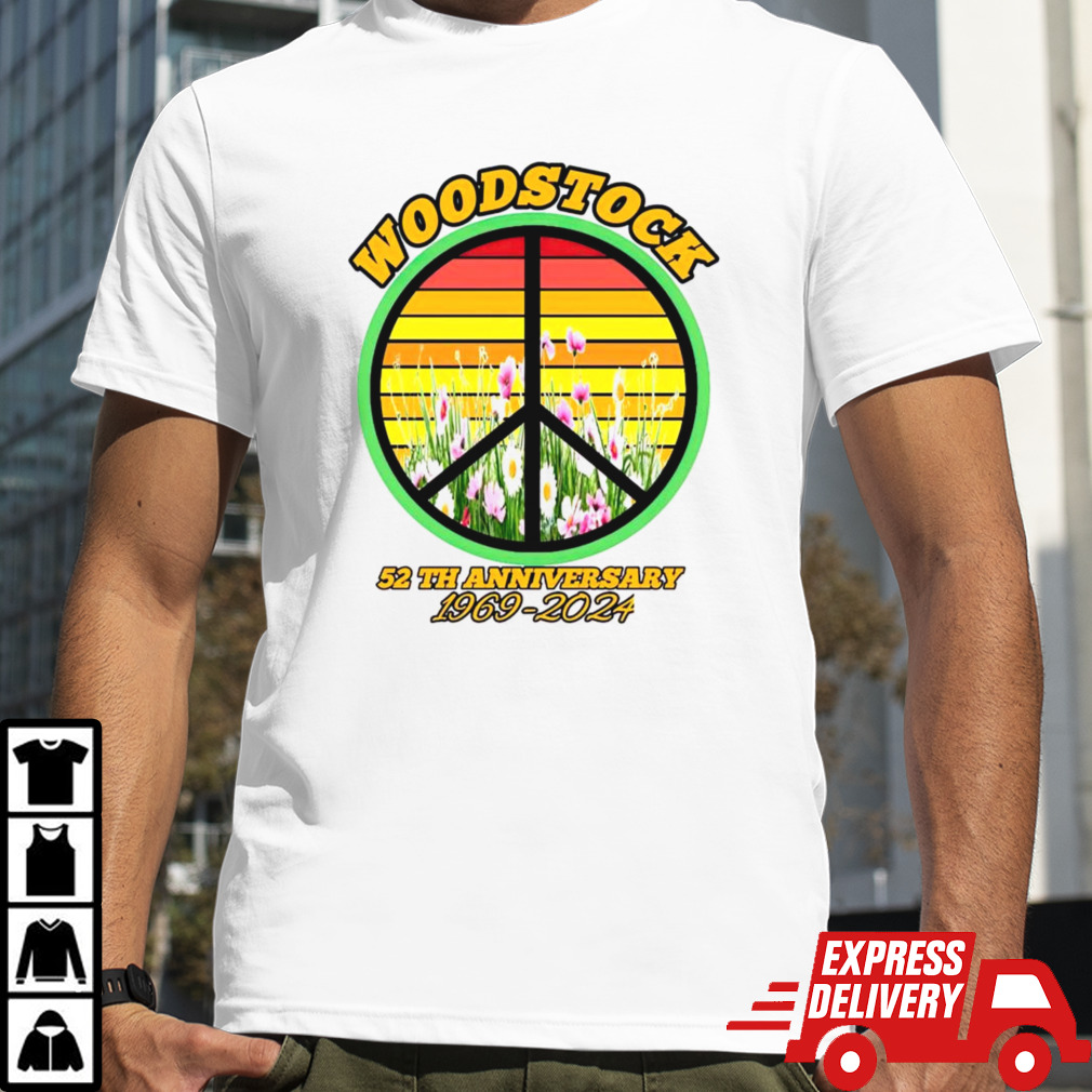 Woodstock 52th anniversary 1969 2024 vintage shirt