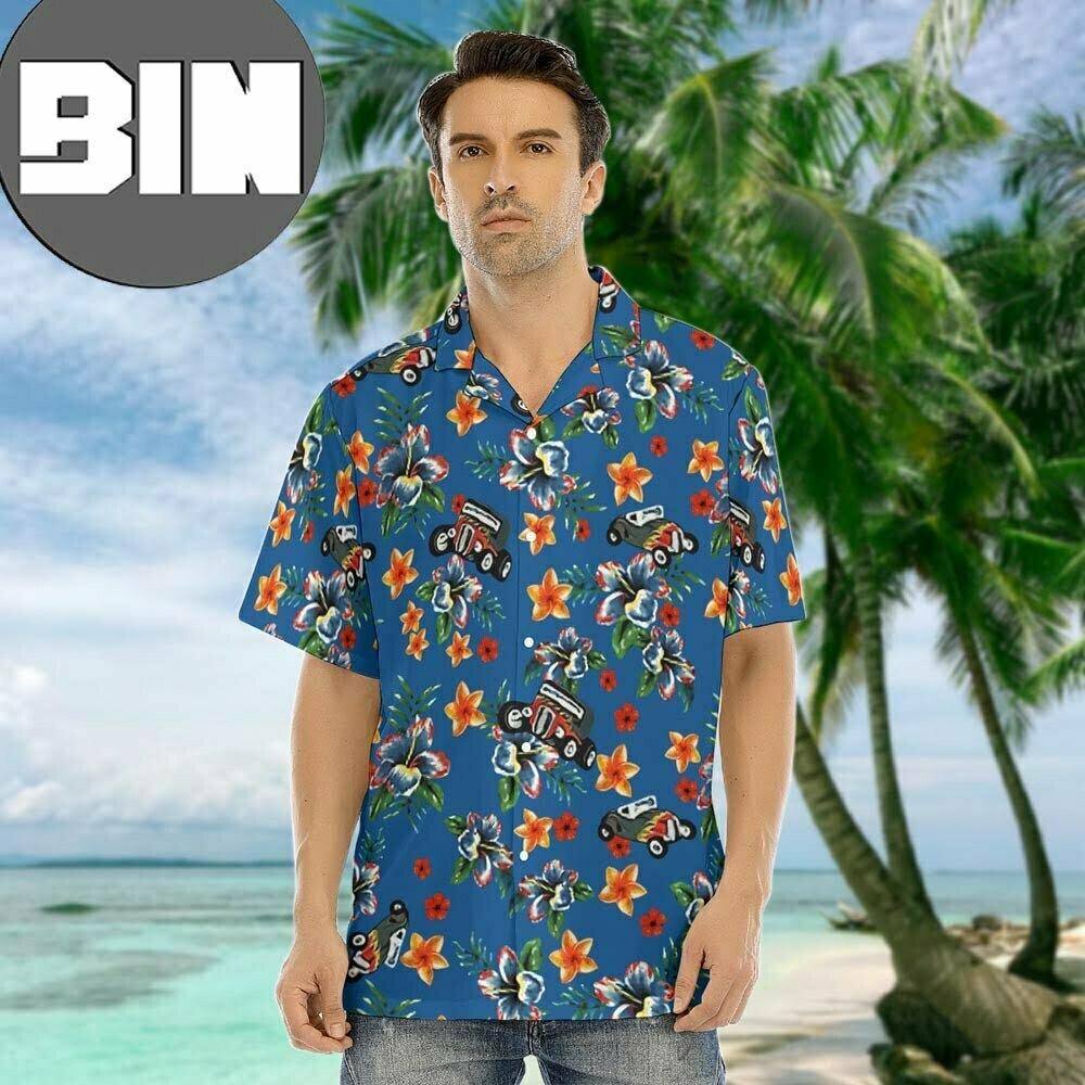 BTS V Blue Hawaii Shirt Hawaiian Shirt