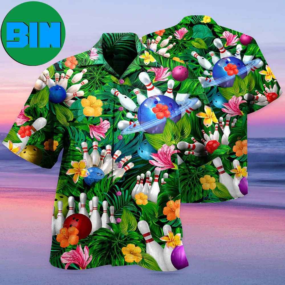 Bowling What Happens At Bowling Summer Hawaiian Shirt