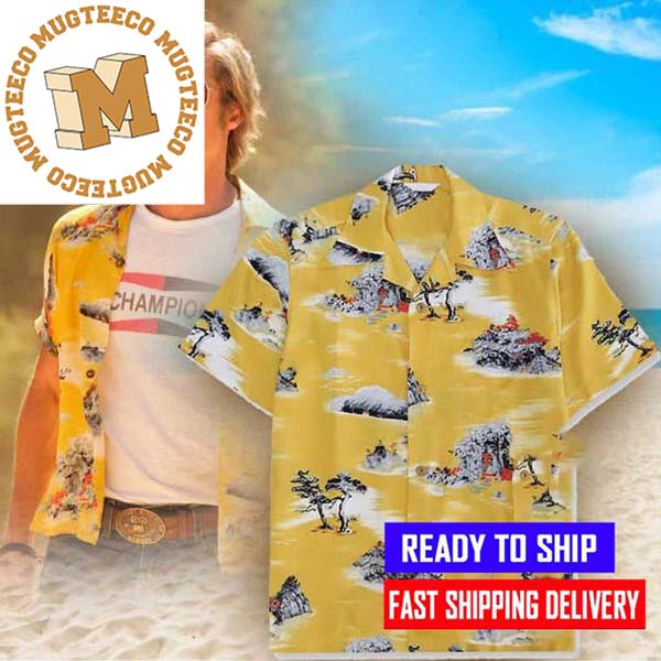 Brad Pitt Cliff Booth In Once Up On A Time In Hollywood Signature Hawaiian Shirt