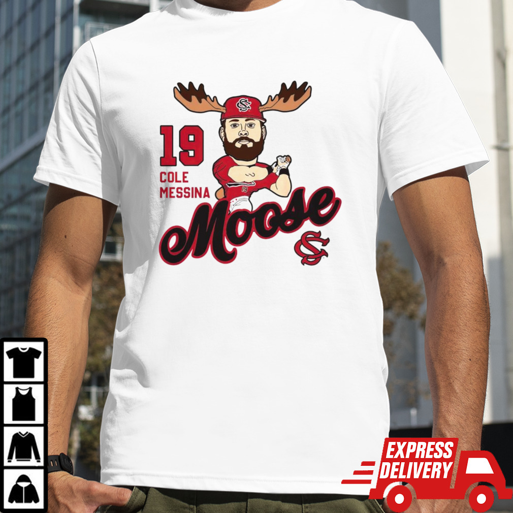 Moose Messina Cole Messina #19 cartoon shirt