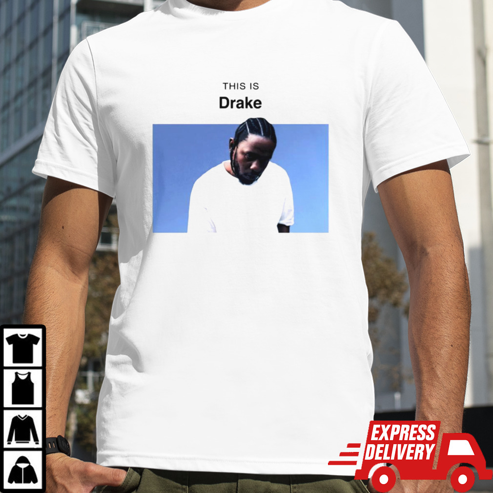 This is Drake Kendrick Lamar mugshot shirt