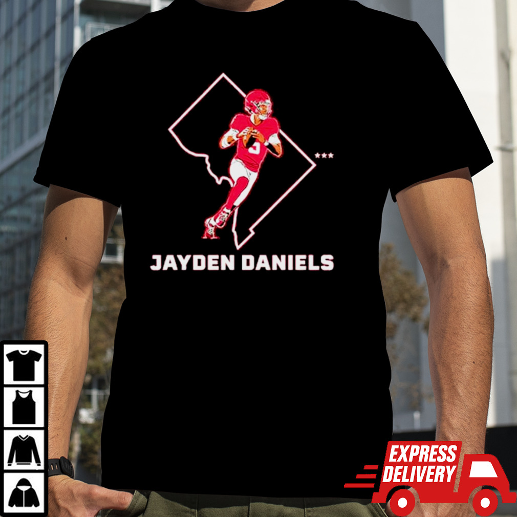 Washington Commanders Jayden Daniels state star shirt