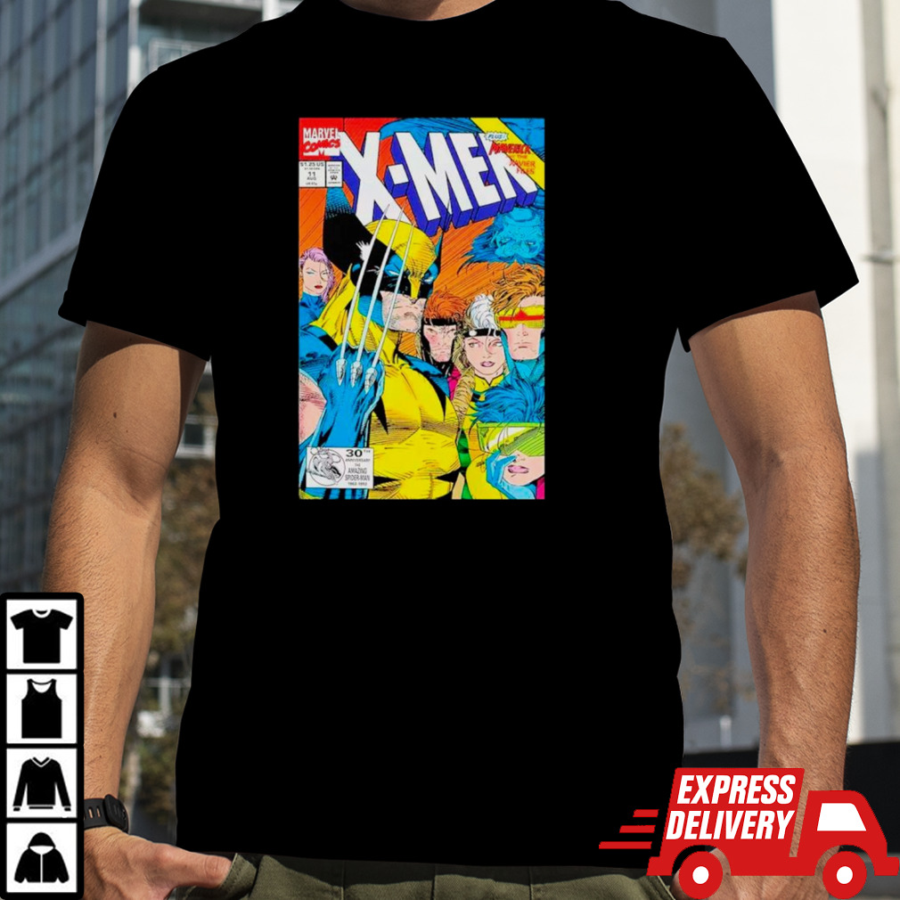 X-MEN Marvel X-Men Wolverine Jim Lee comic cover shirt