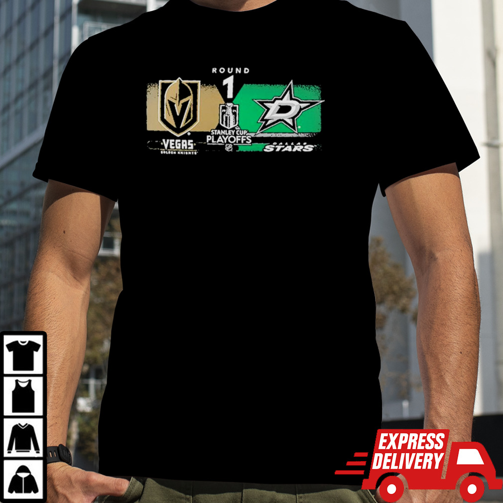 vegas Golden Knights 2024 Stanley Cup Playoff Round 1 Match Up Shirt