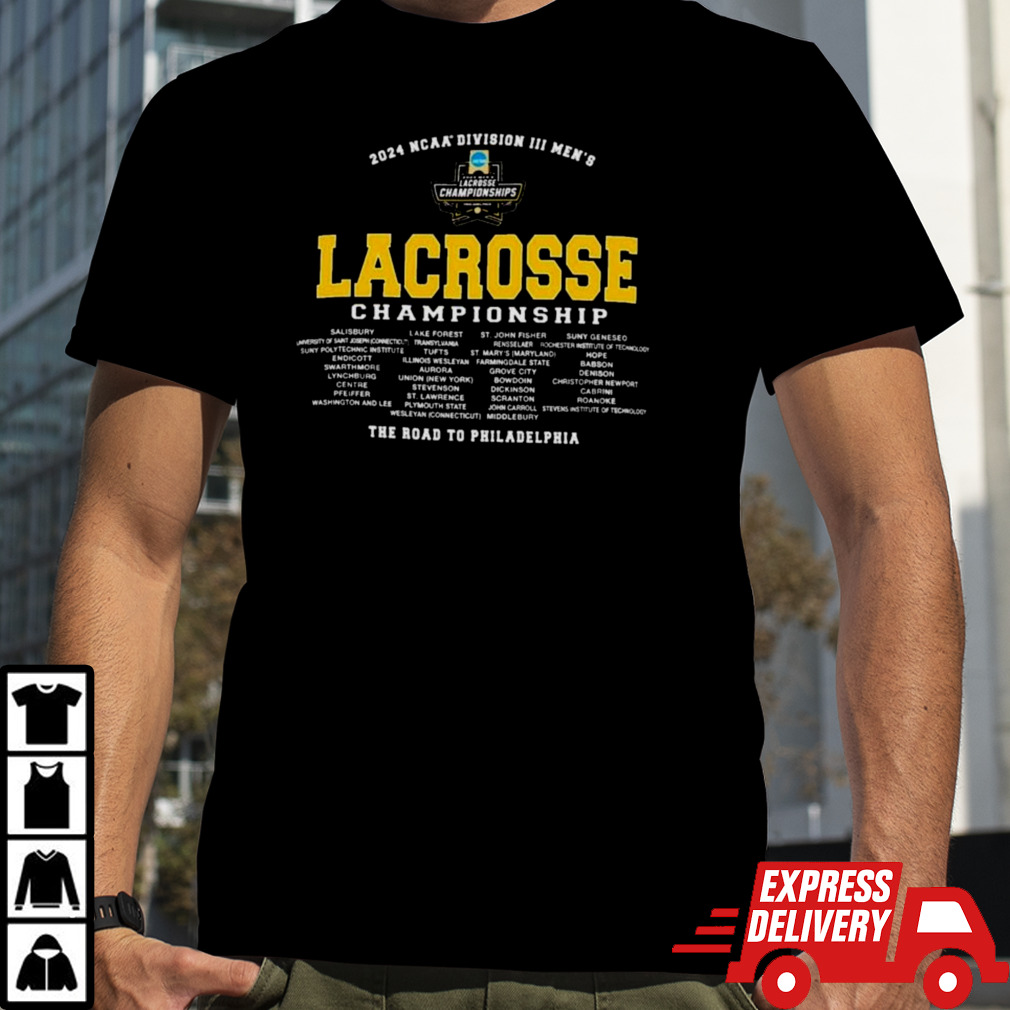 1st, 2nd, 3rd Rounds 2024 NCAA Division III Men’s Lacrosse Championship Shirt