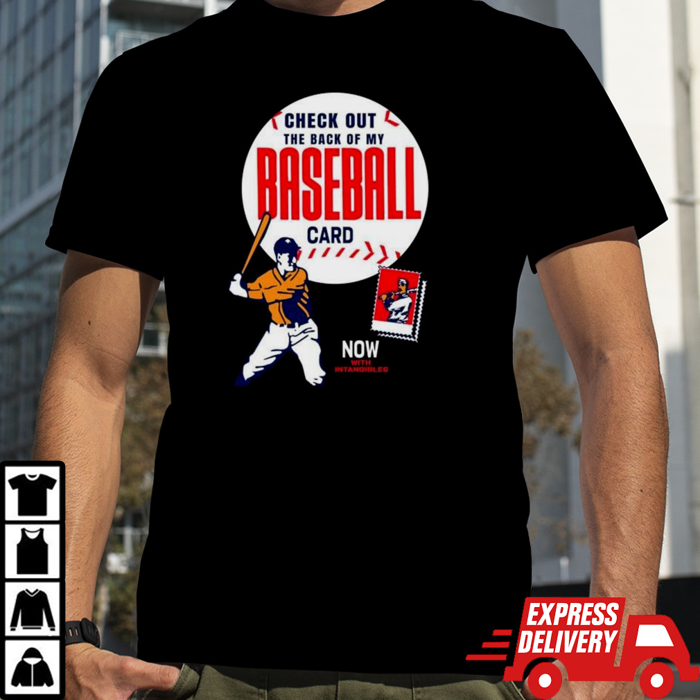 Back Of The Baseball Card Houston Astros Shirt