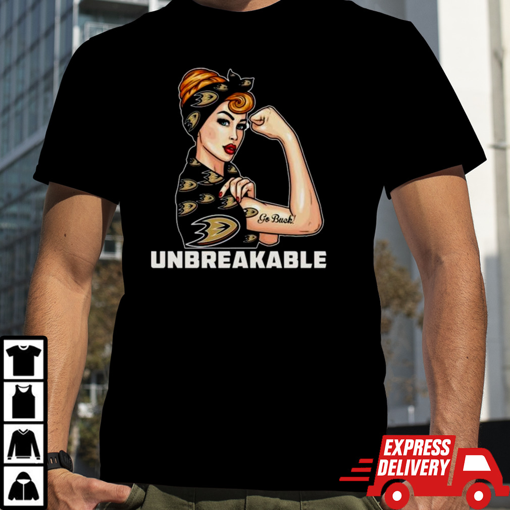 Beautiful Girl Unbreakable Go Anaheim Ducks Shirt