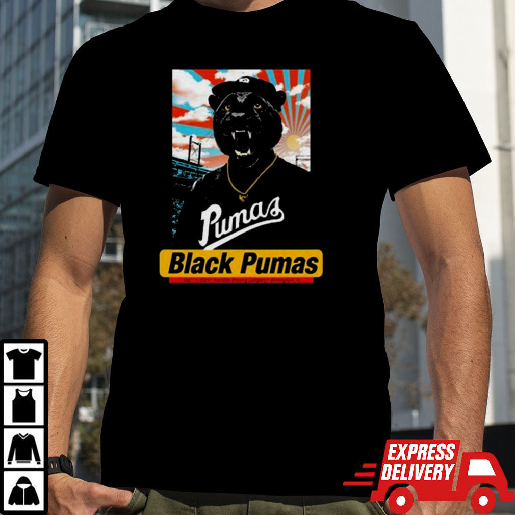 Black Pumas Tour In Birmingham Al 2024 T-shirt