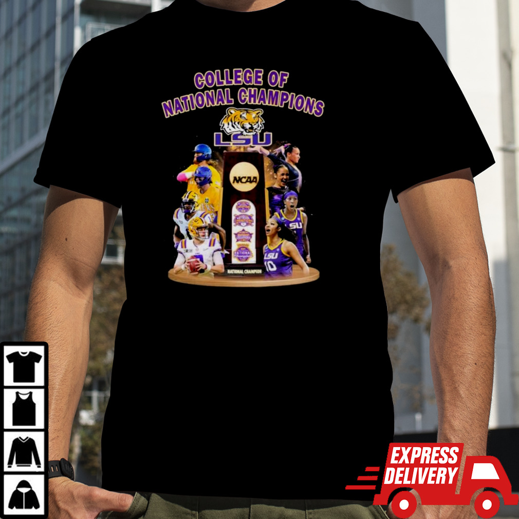 2024 College Of National Champions LSU Tigers Shirt