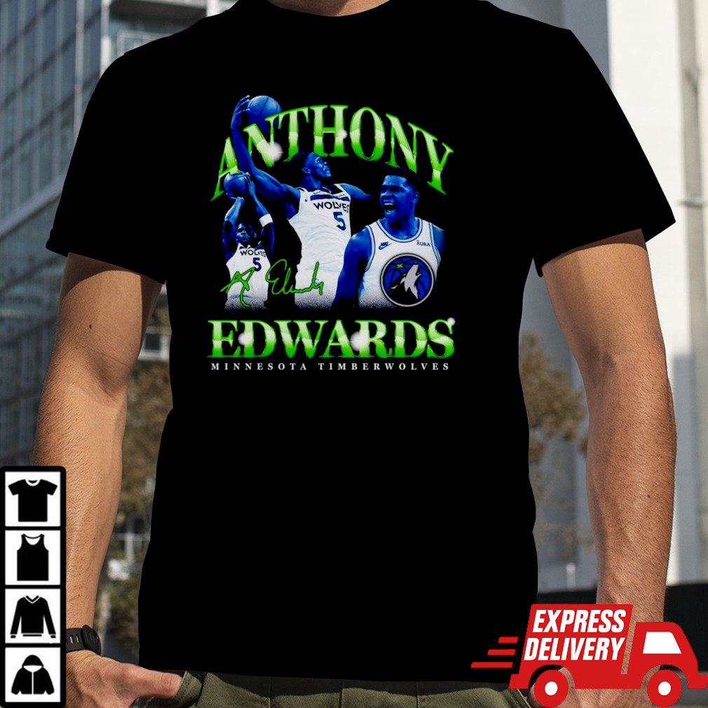 Anthony Edwards Minnesota Timberwolves retro ’90s shirt