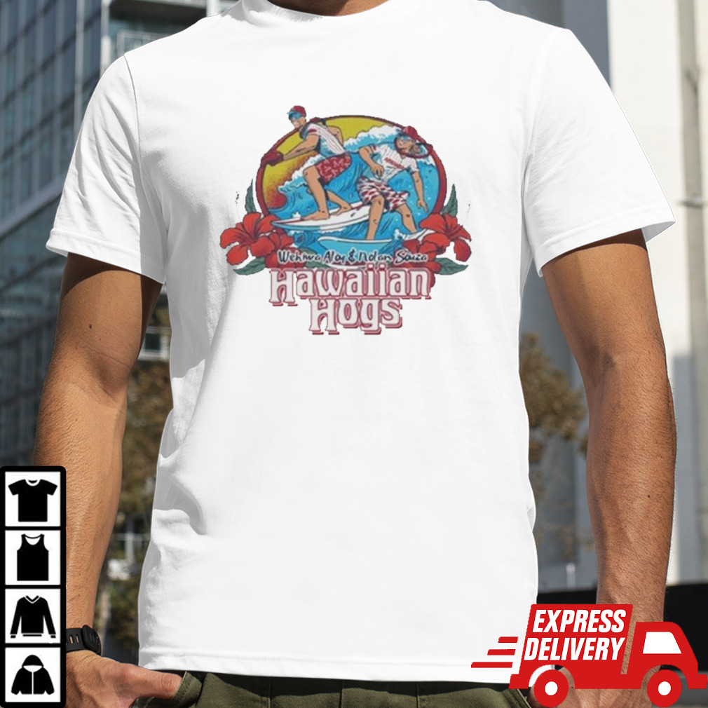 Arkansas Aloy & Souza Hawaiian Hogs T-shirt