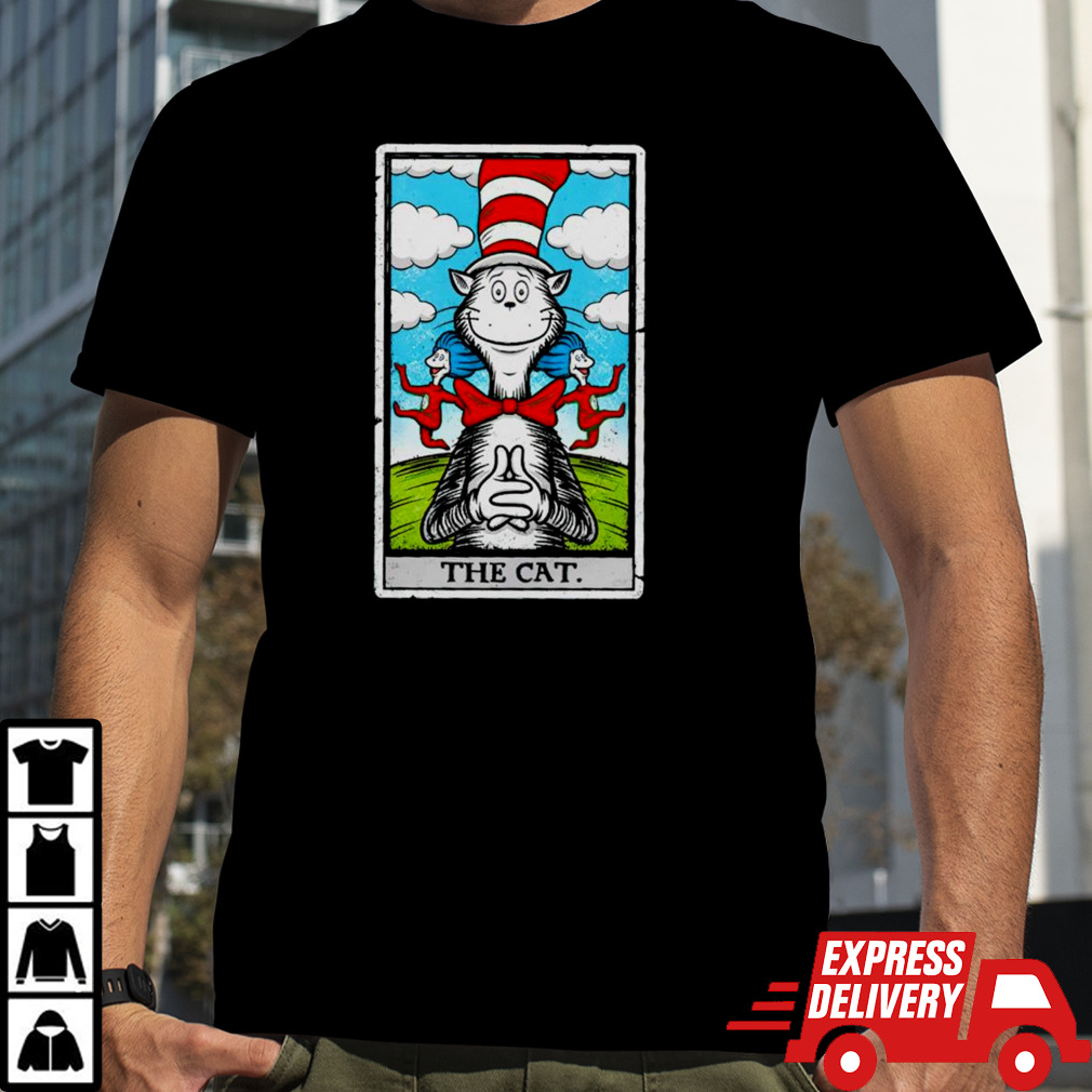 Cat in the Hat A tarot card shirt