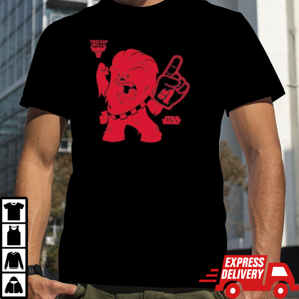 Chicago Bulls Star Wars Chewie #1 Fan T-Shirt