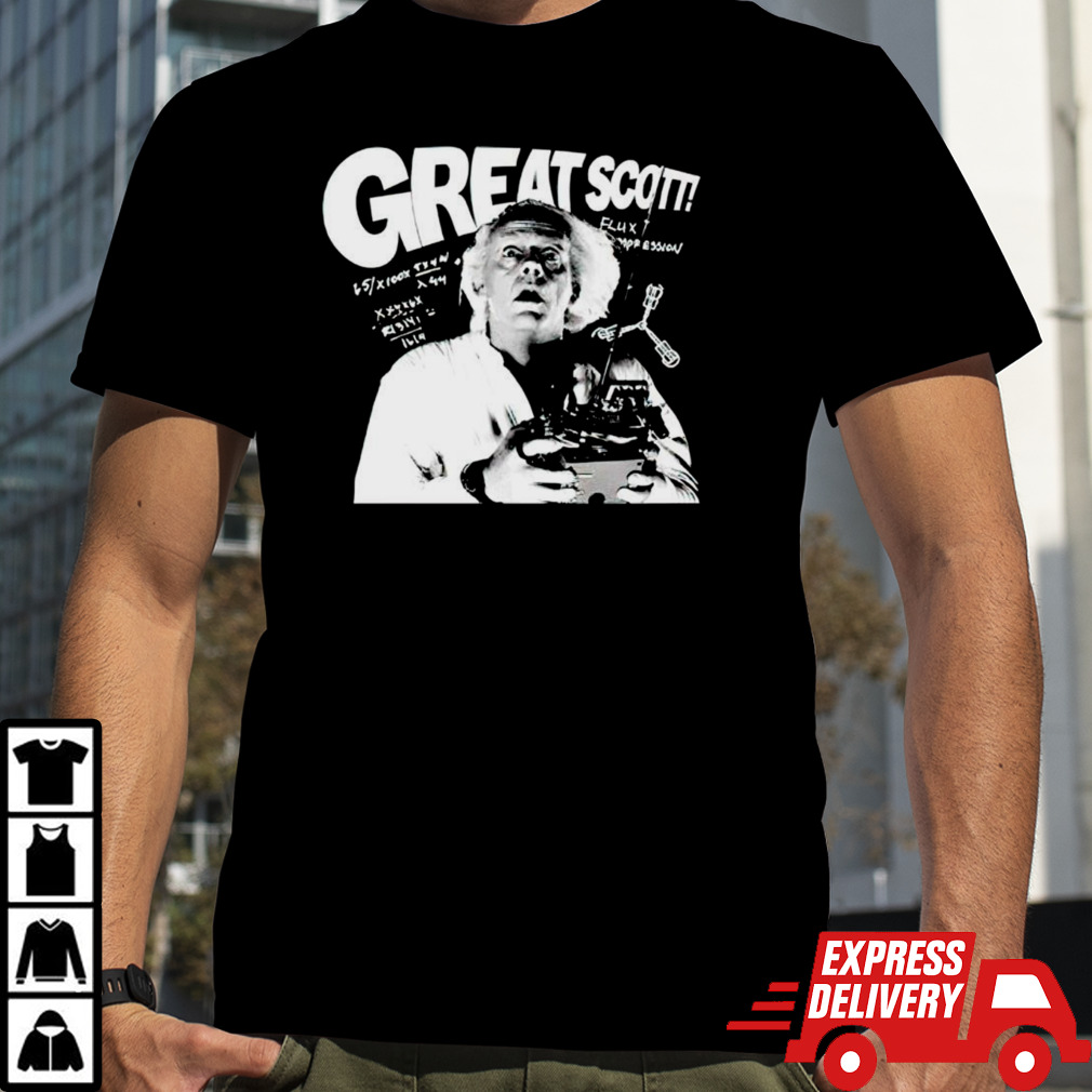 Christopher Lloyd Great Scott shirt