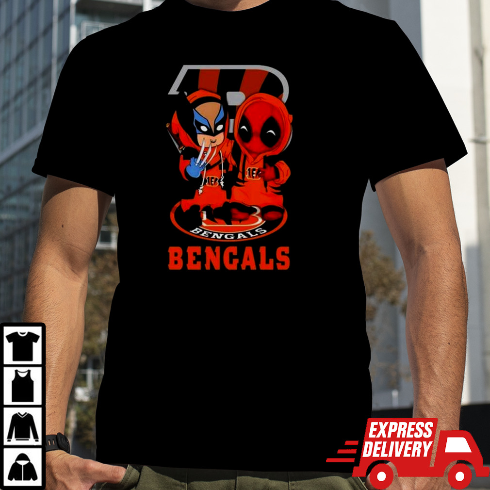 Cincinnati Bengals Marvel Wolverine Deadpool True Friends Shirt