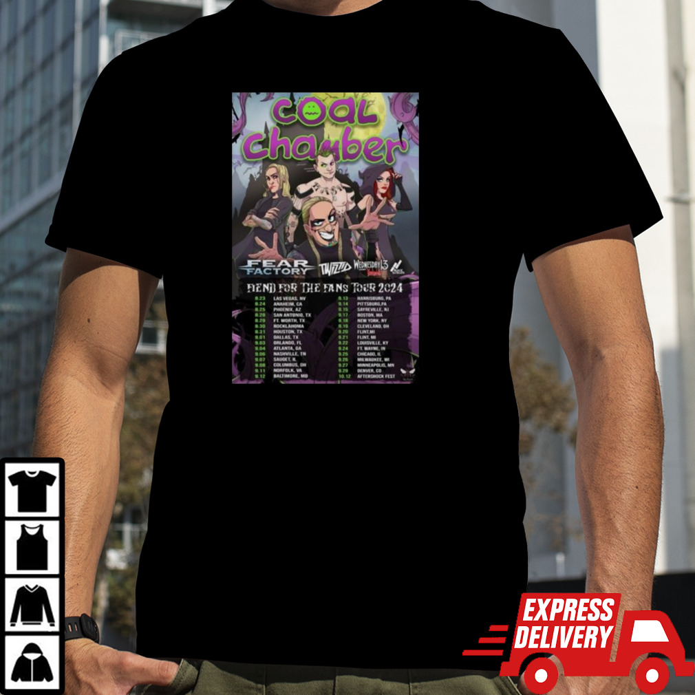 Coal Chamber Fiend For The Fans Tour 2024 Shirt