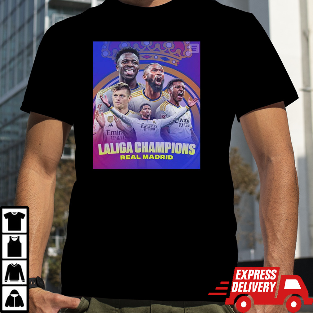 Congratulation To Real Madrid Champions La Liga 2024 Unisex T-Shirt