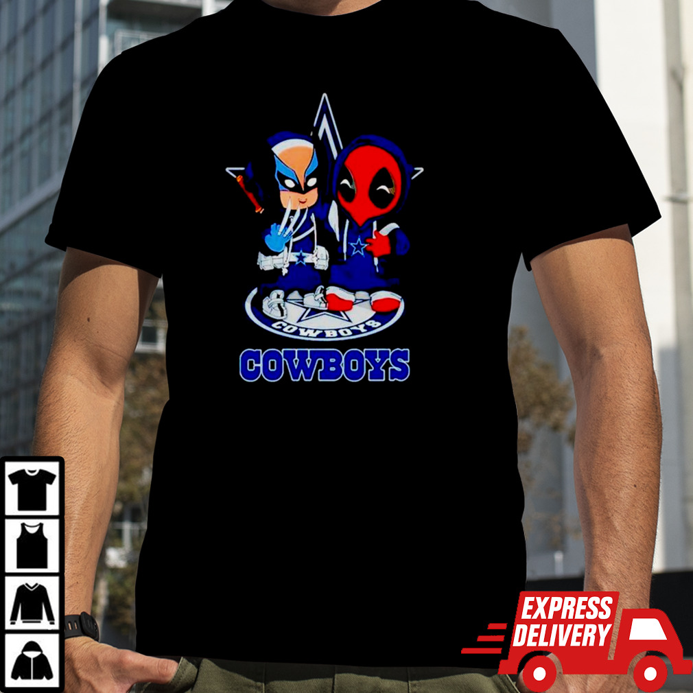 Dallas Cowboys Marvel Wolverine and Deadpool True friends shirt