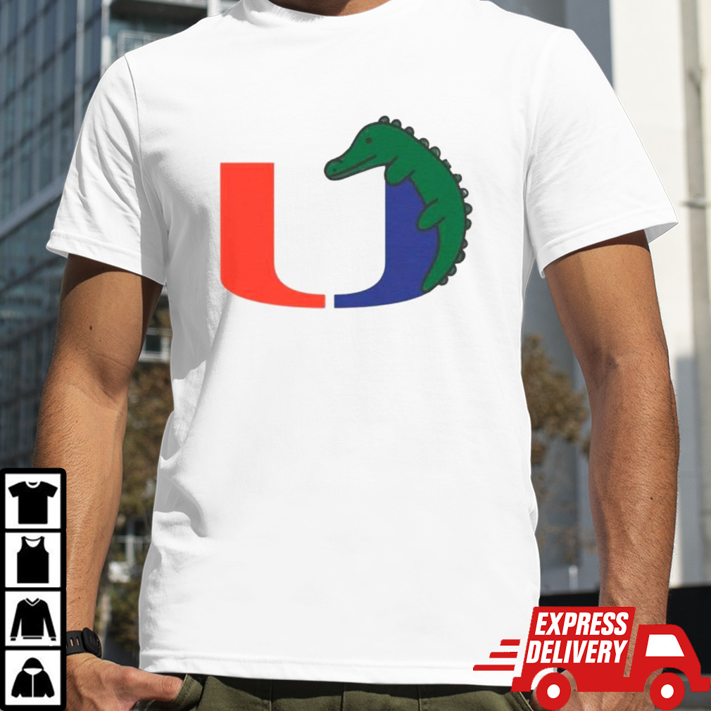 Florida Gators F Miami Hurricanes shirt